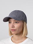 Бейсболка STETSON арт. 7713105 BASEBALL LINEN (серый / синий)